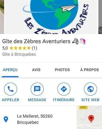 بيت للعطل Des Zebres Aventuriers...